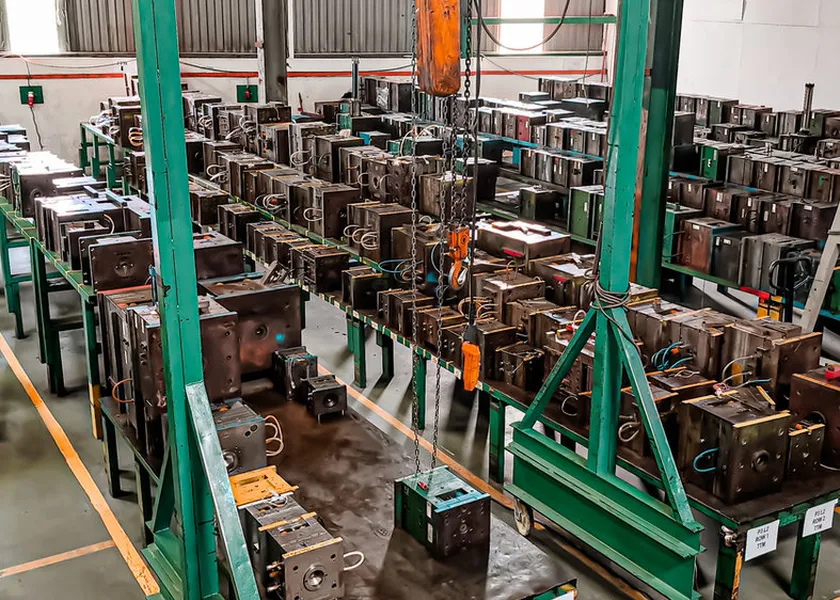Mould storage racks