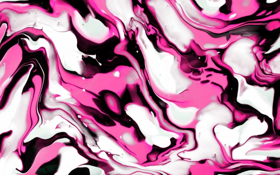 Cubic printing marbled pattern film